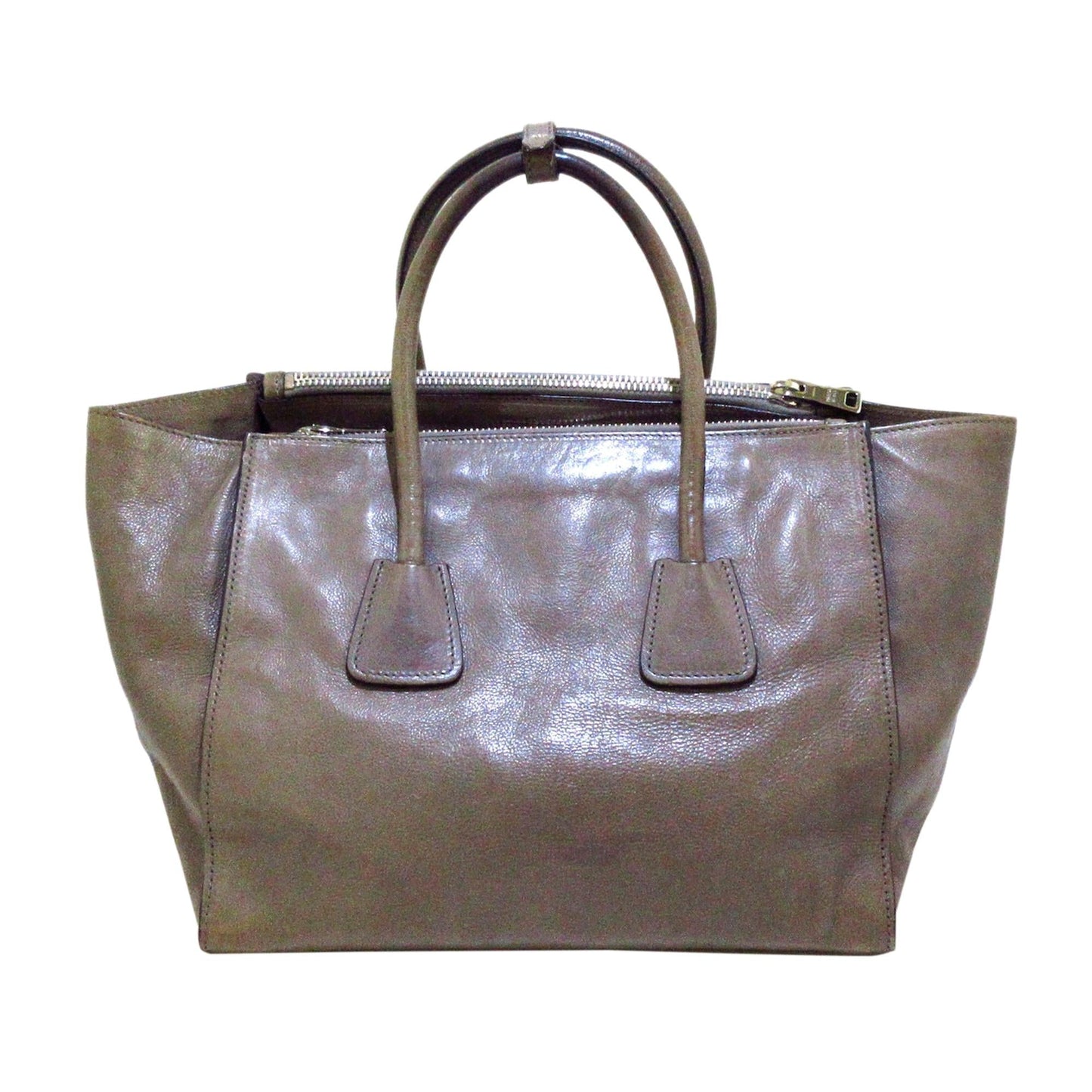 Prada Twin Pocket Leather Satchel (SHG-34780)