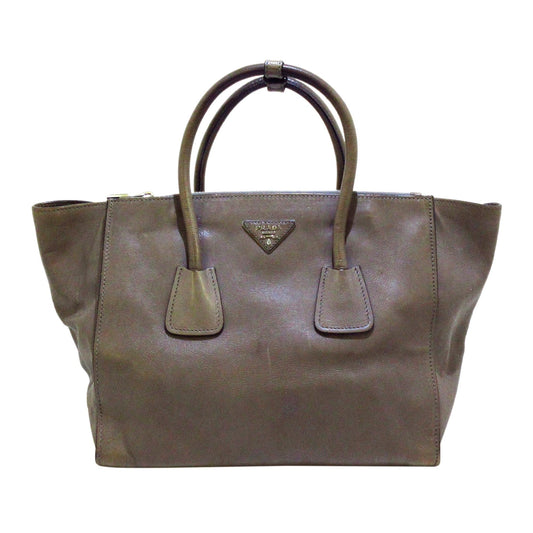 Prada Twin Pocket Leather Satchel (SHG-34780)
