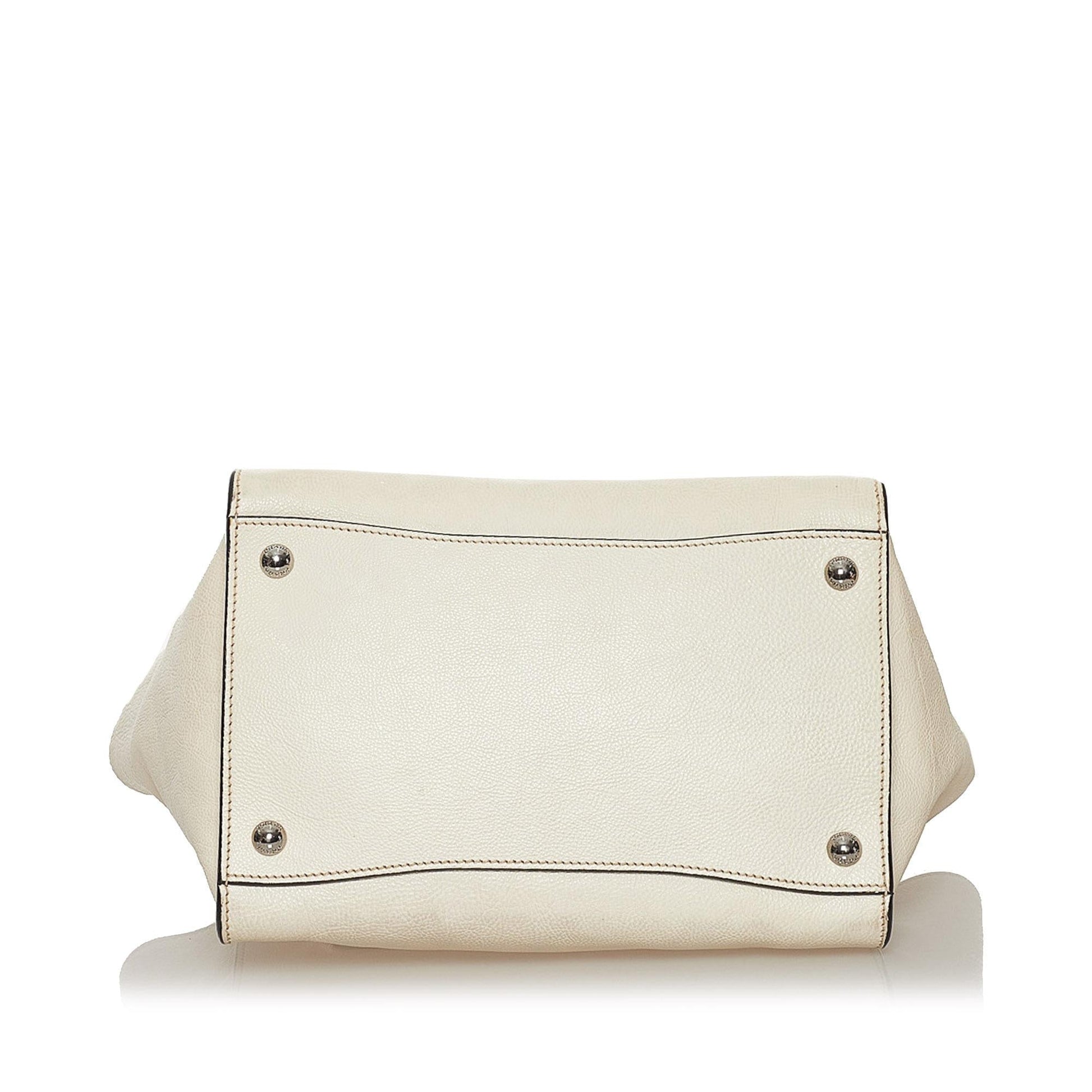 Prada Twin Pocket Leather Satchel (SHG-37593)