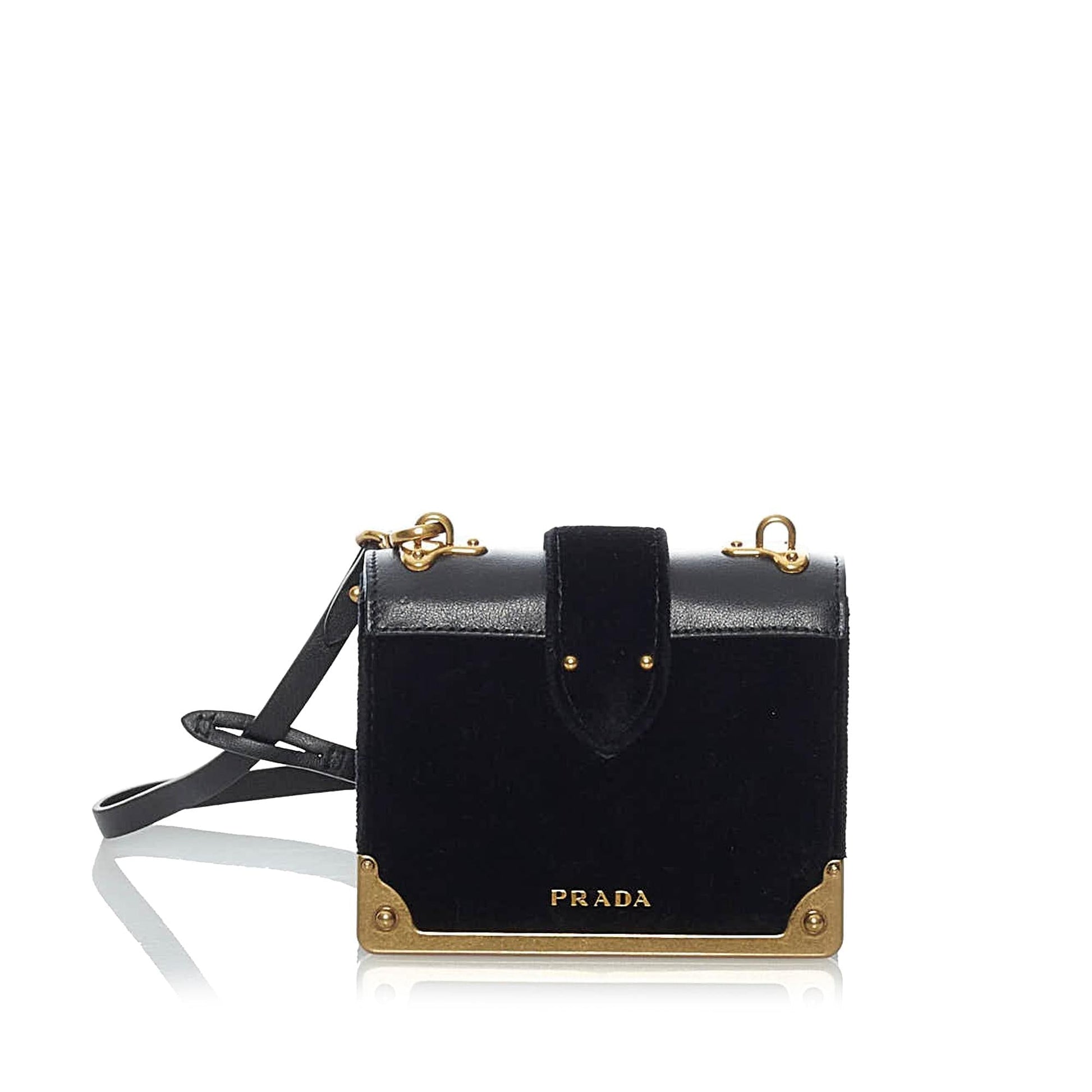 Prada Velluto Cahier Crossbody Bag (SHG-29961)