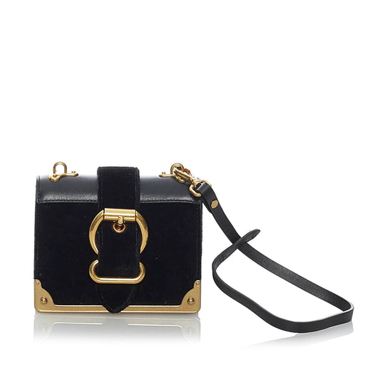 Prada Velluto Cahier Crossbody Bag (SHG-29961)