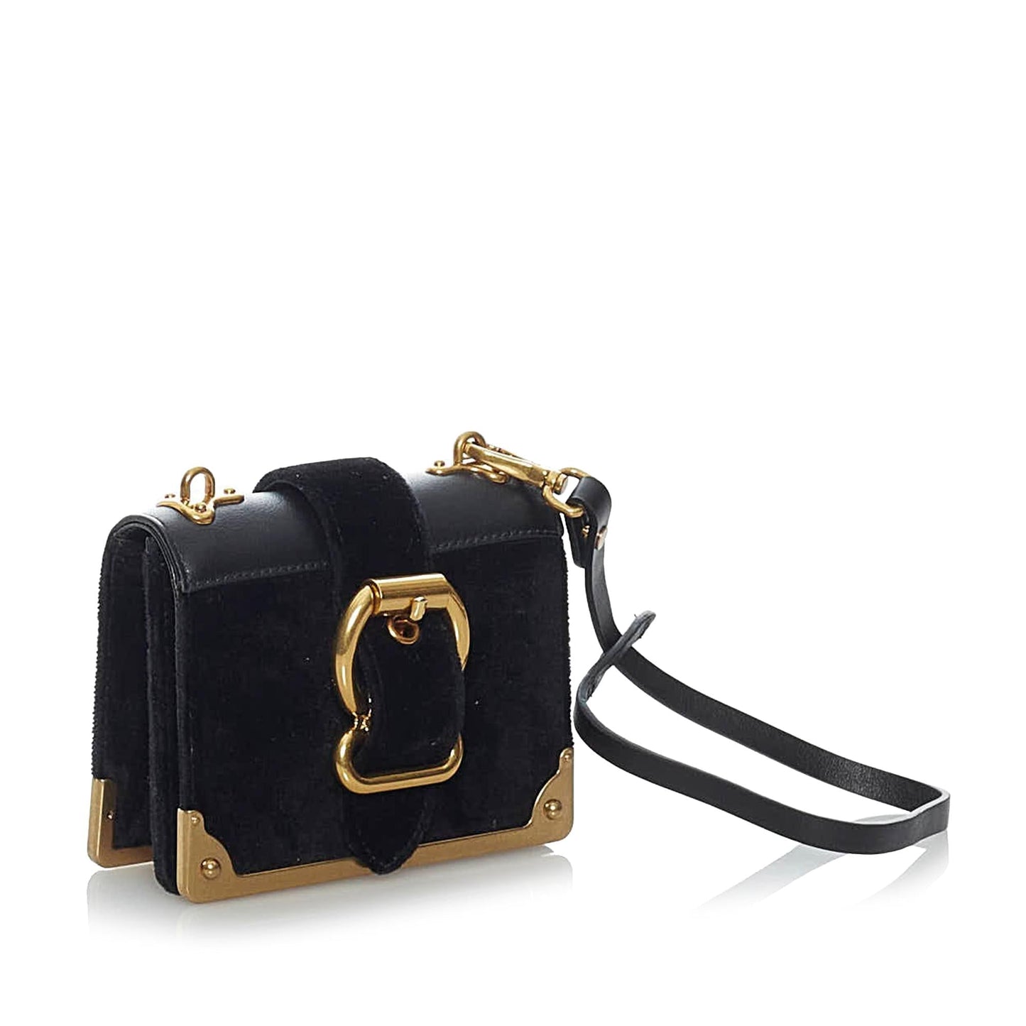Prada Velluto Cahier Crossbody Bag (SHG-29961)