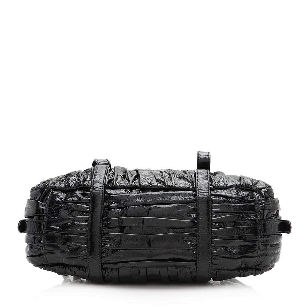 Prada Vernice Gaufre Satchel - FINAL (SHF-13188)