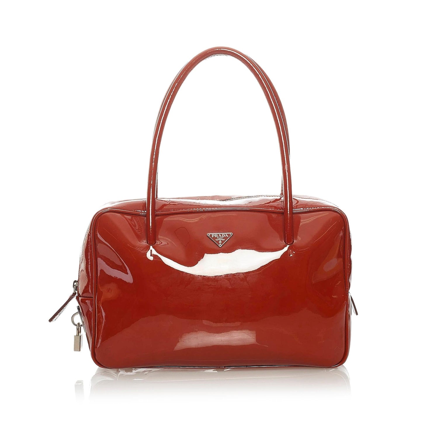 Prada Vernice Handbag (SHG-32911)