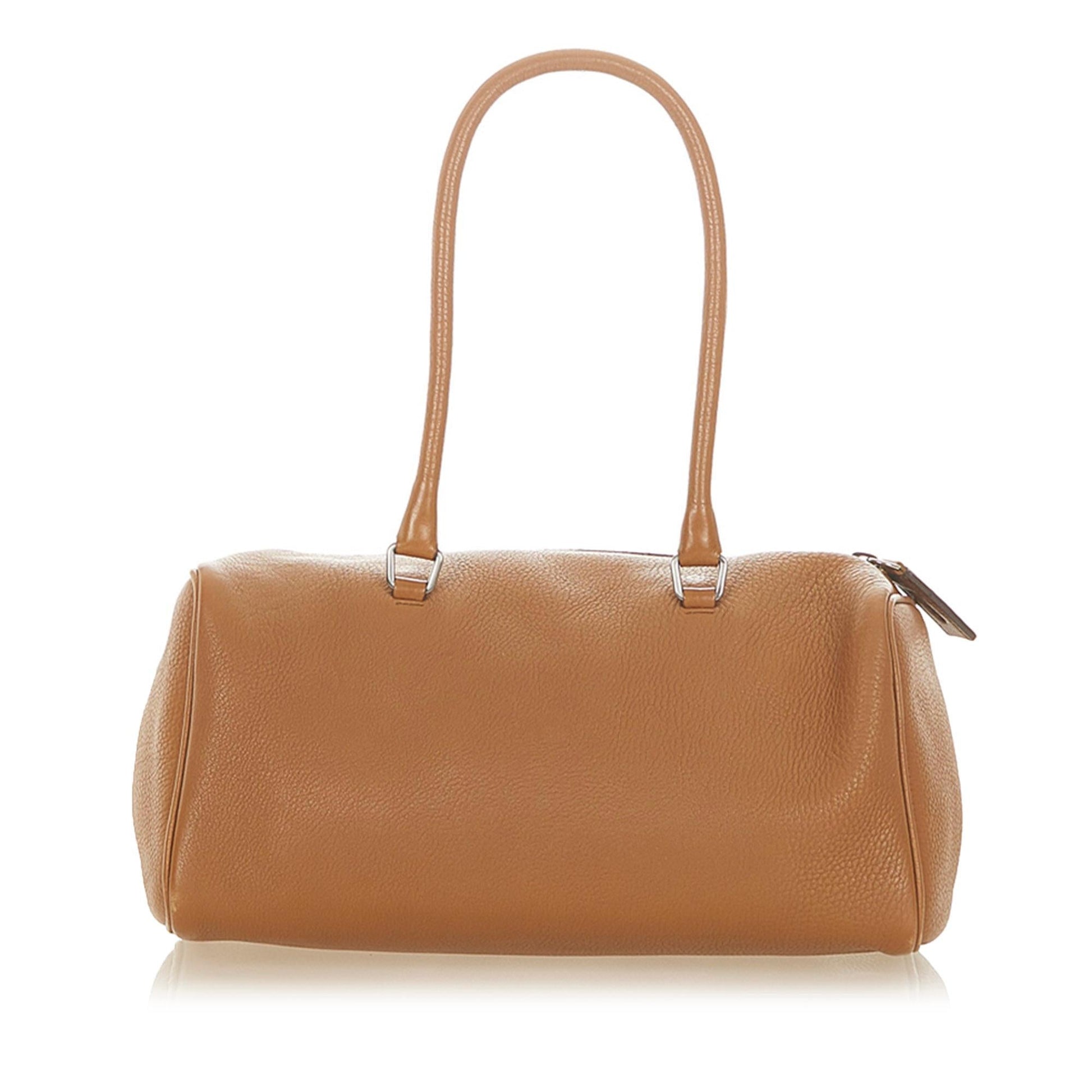 Prada Vitello Daino Boston Bag (SHG-19149)