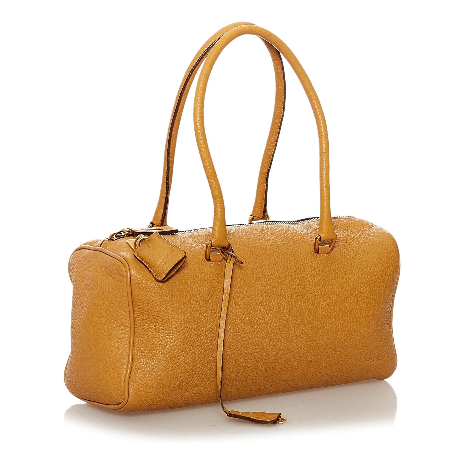 Prada Vitello Daino Boston Bag (SHG-32991)