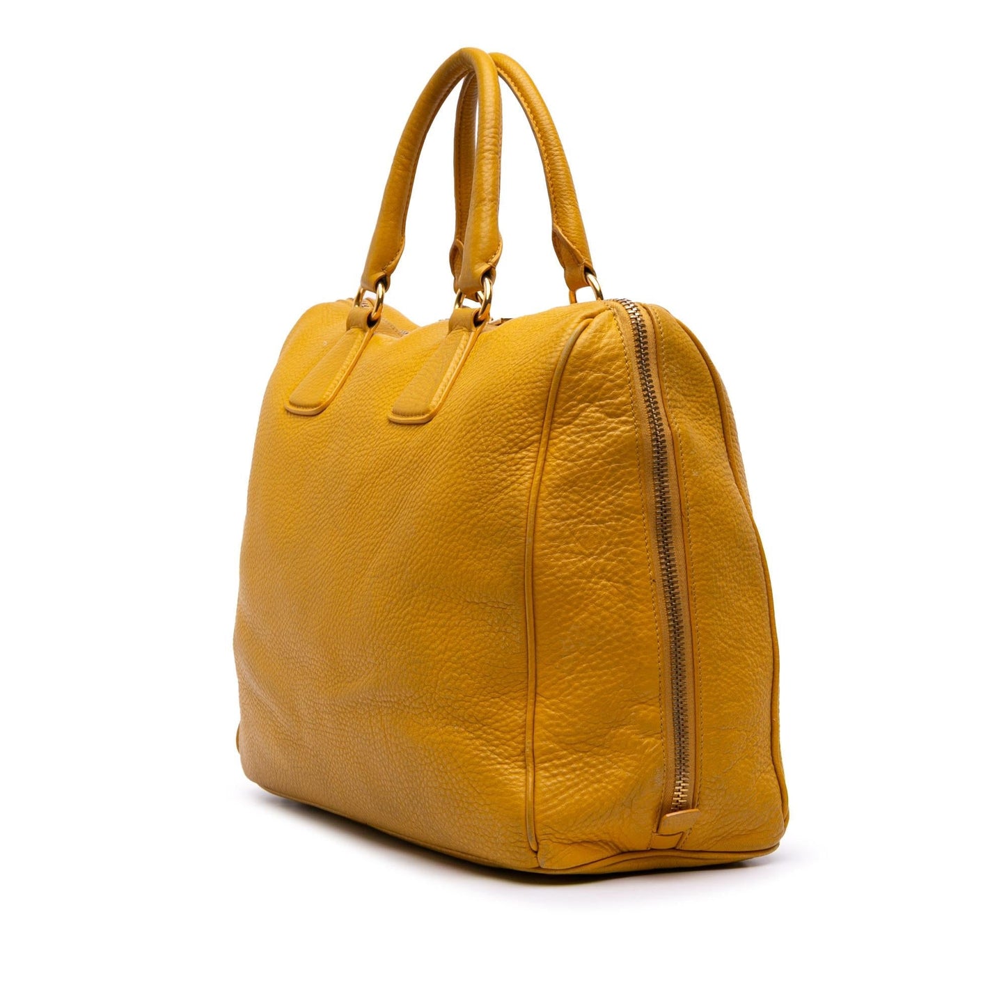 Prada Vitello Daino Boston Bag