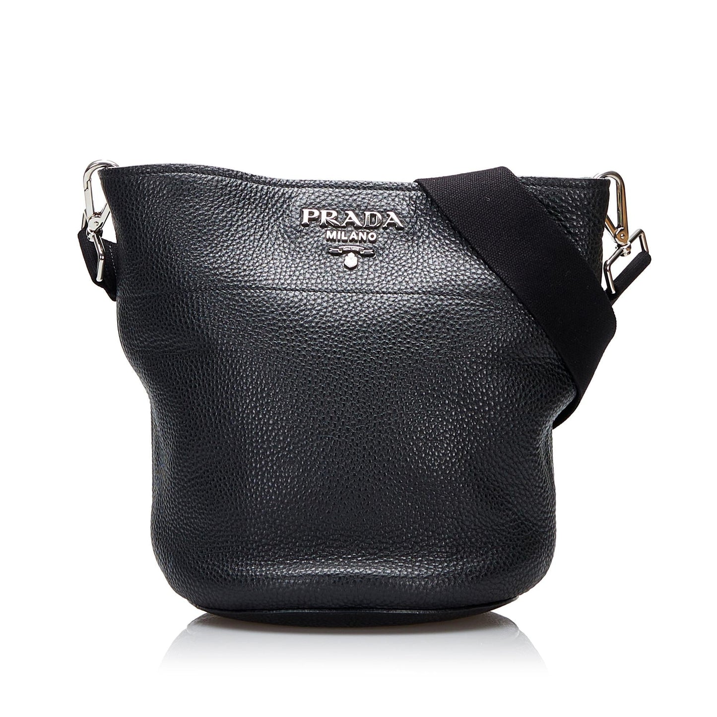 Prada Vitello Daino Bucket Bag (SHG-77KuBD)