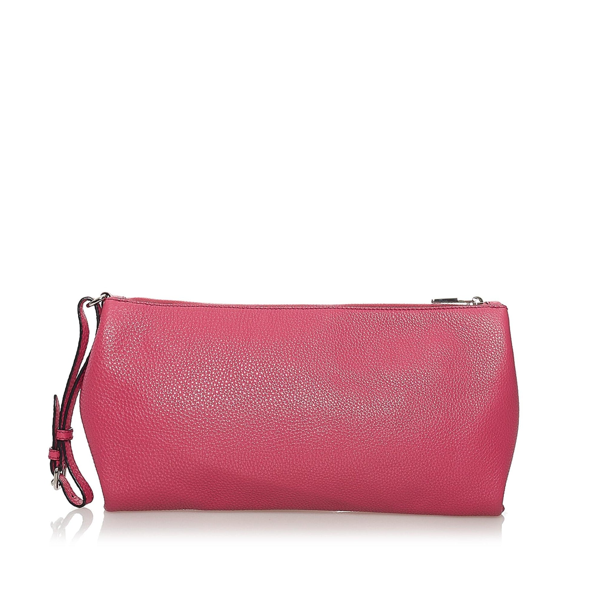 Prada Vitello Daino Clutch Bag (SHG-32199)