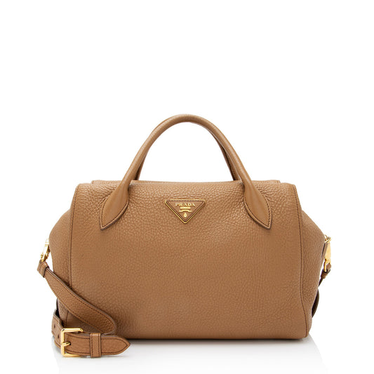 Prada Vitello Daino Duffle Bag (SHF-mm7NZW)