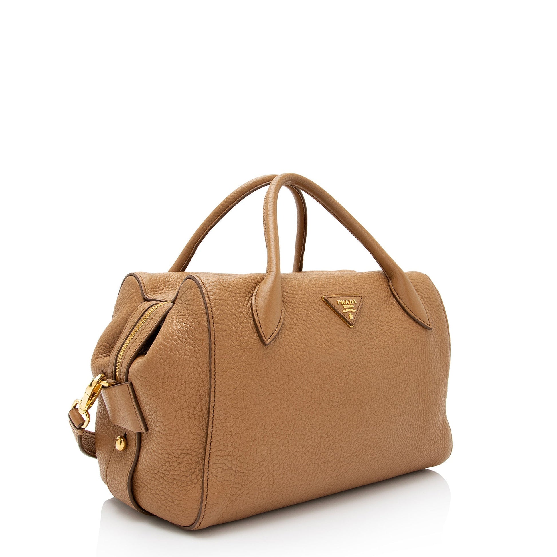 Prada Vitello Daino Duffle Bag (SHF-mm7NZW)