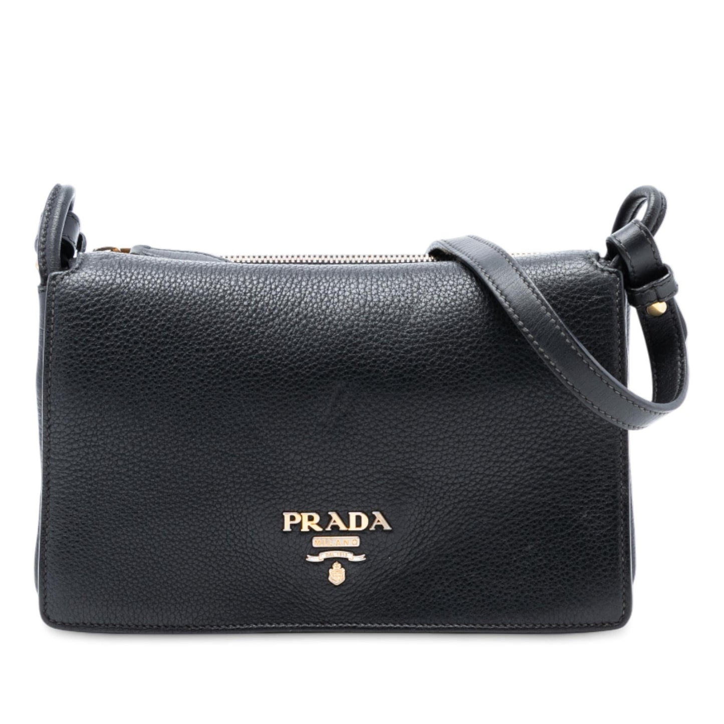 Prada Vitello Daino Flap Crossbody