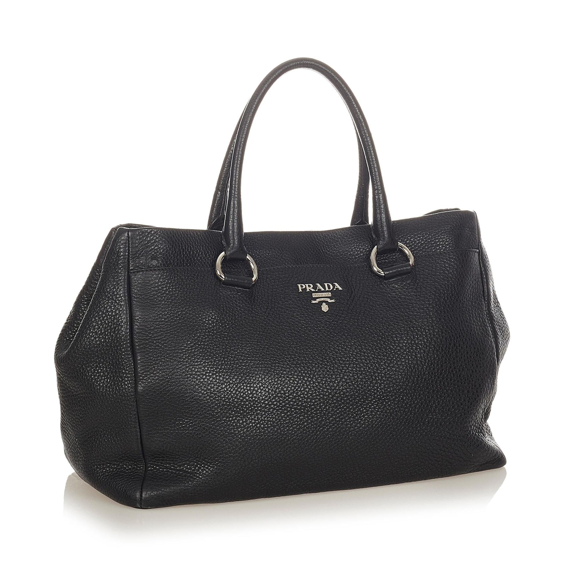 Prada Vitello Daino Handbag (SHG-25076)