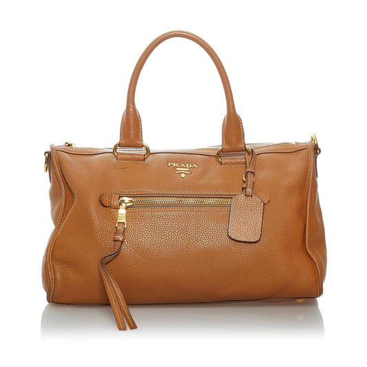 Prada Vitello Daino Handbag (SHG-29842)