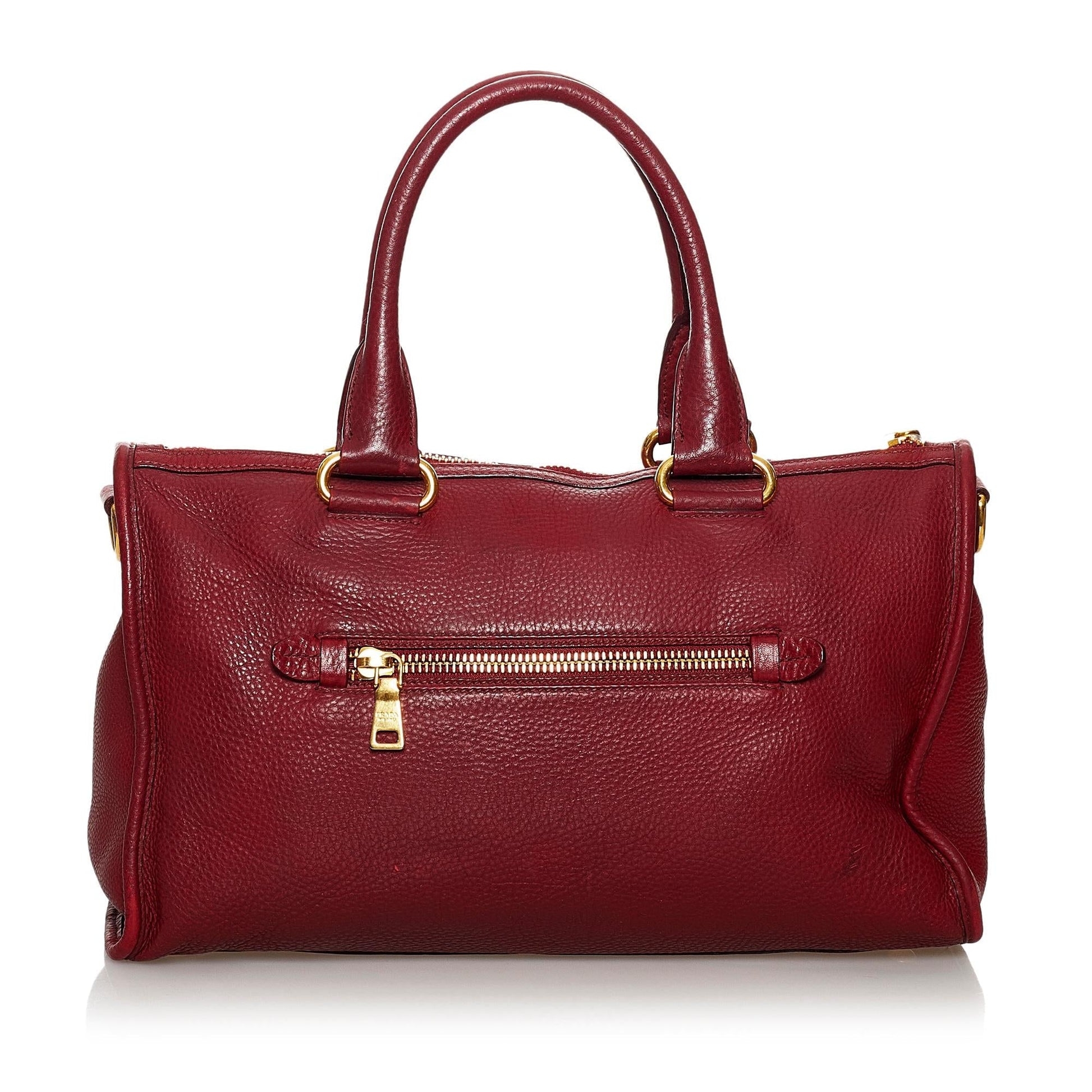 Prada Vitello Daino Handbag (SHG-30254)