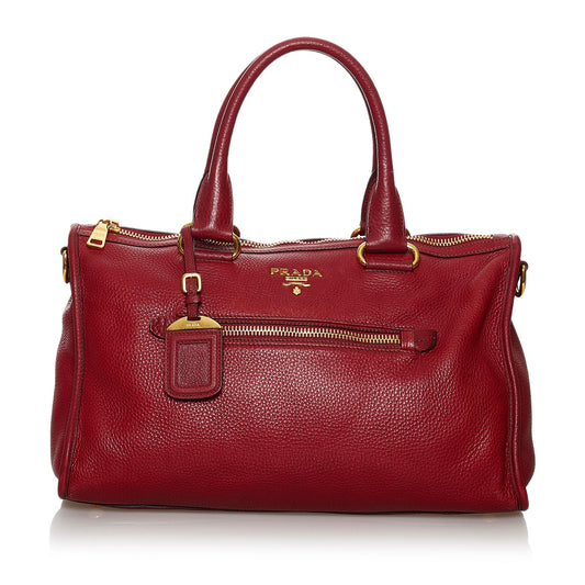 Prada Vitello Daino Handbag (SHG-30254)