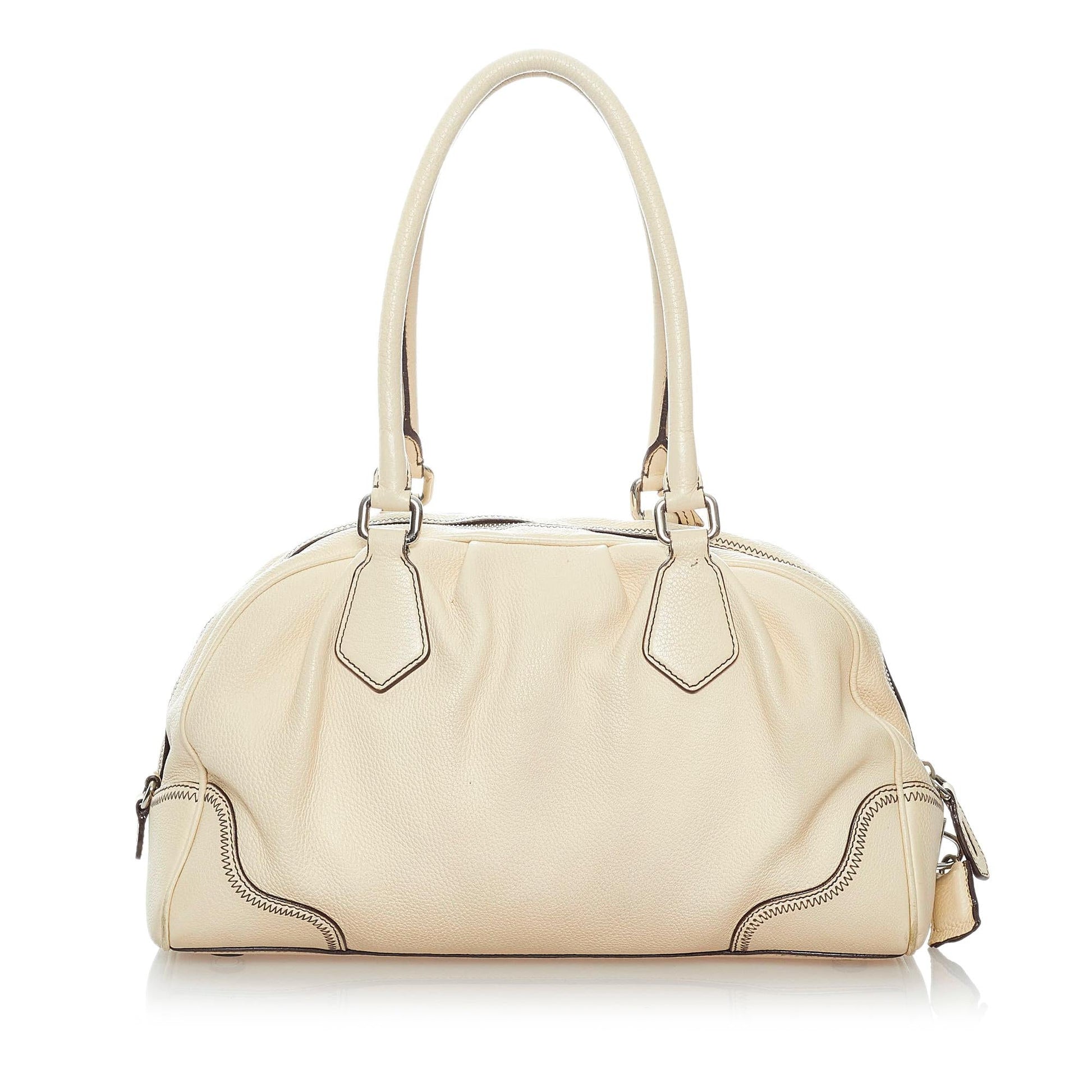 Prada Vitello Daino Handbag (SHG-31011)