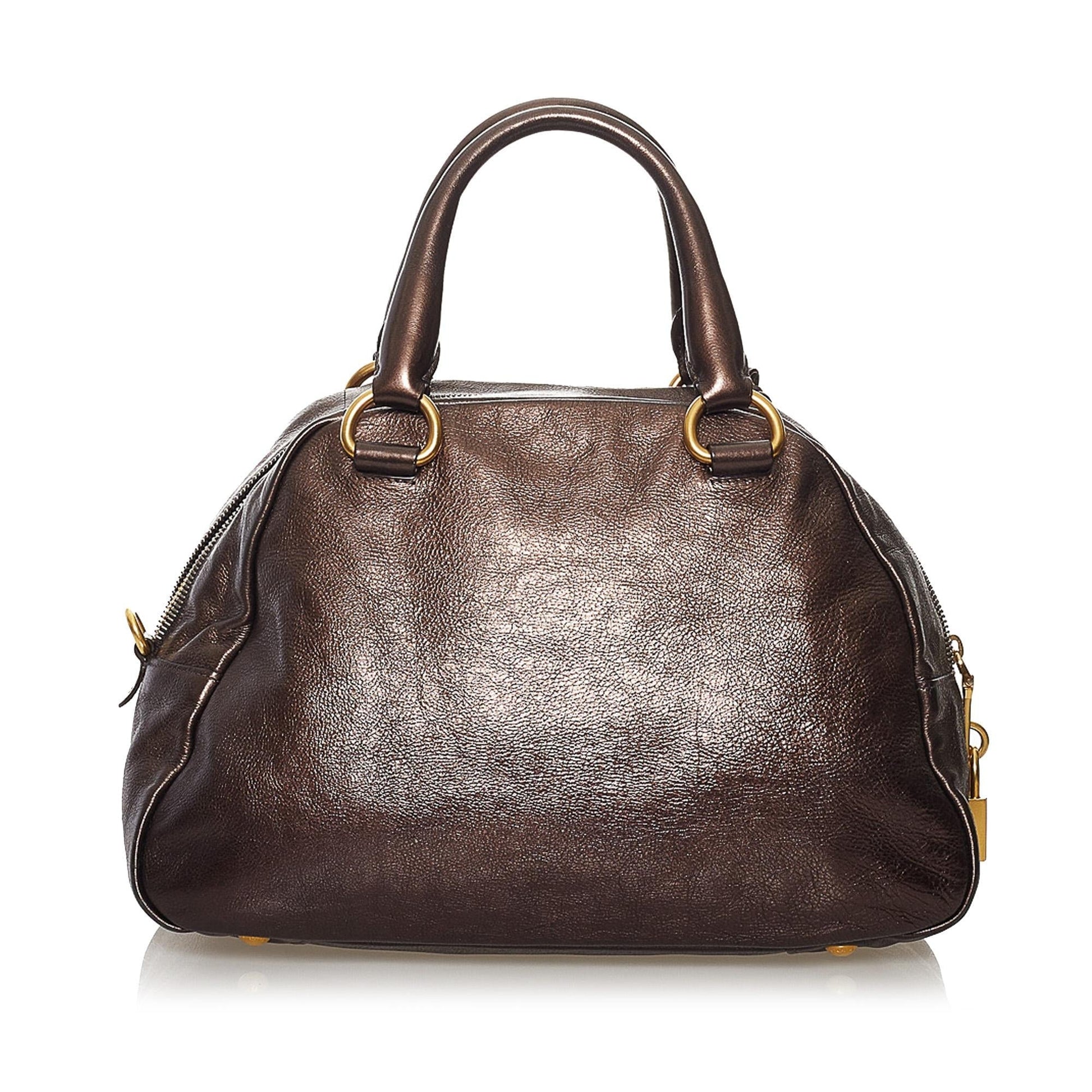Prada Vitello Daino Handbag (SHG-32952)