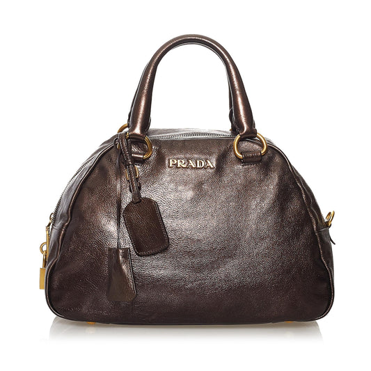 Prada Vitello Daino Handbag (SHG-32952)