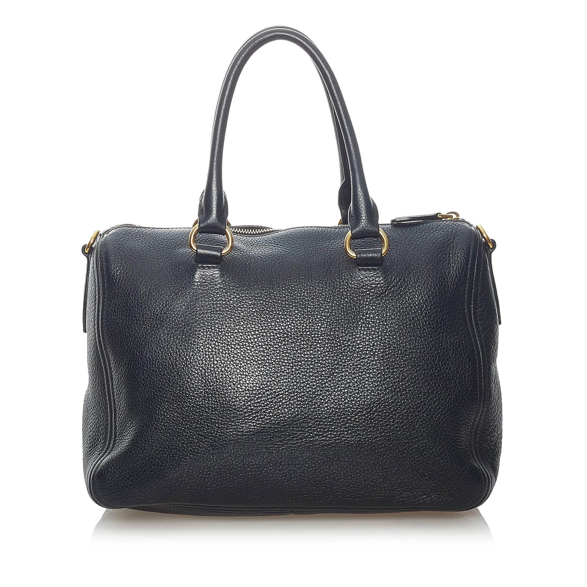 Prada Vitello Daino Handbag (SHG-32965)