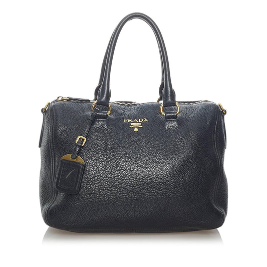 Prada Vitello Daino Handbag (SHG-32965)
