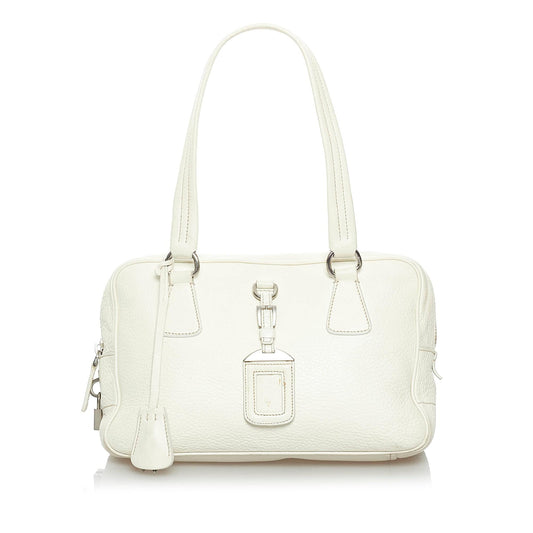Prada Vitello Daino Handbag (SHG-33701)