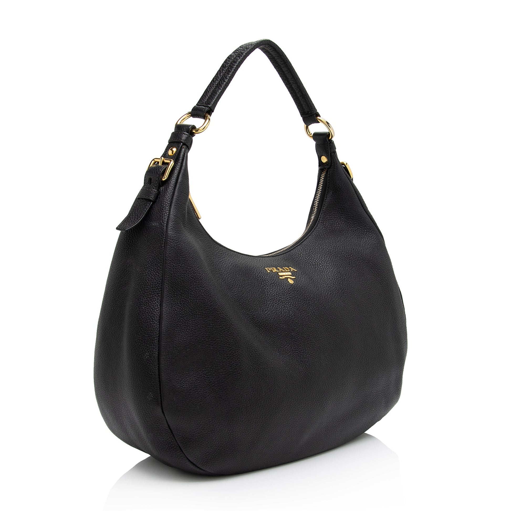 Prada Vitello Daino Hobo (SHF-8TqpVF)