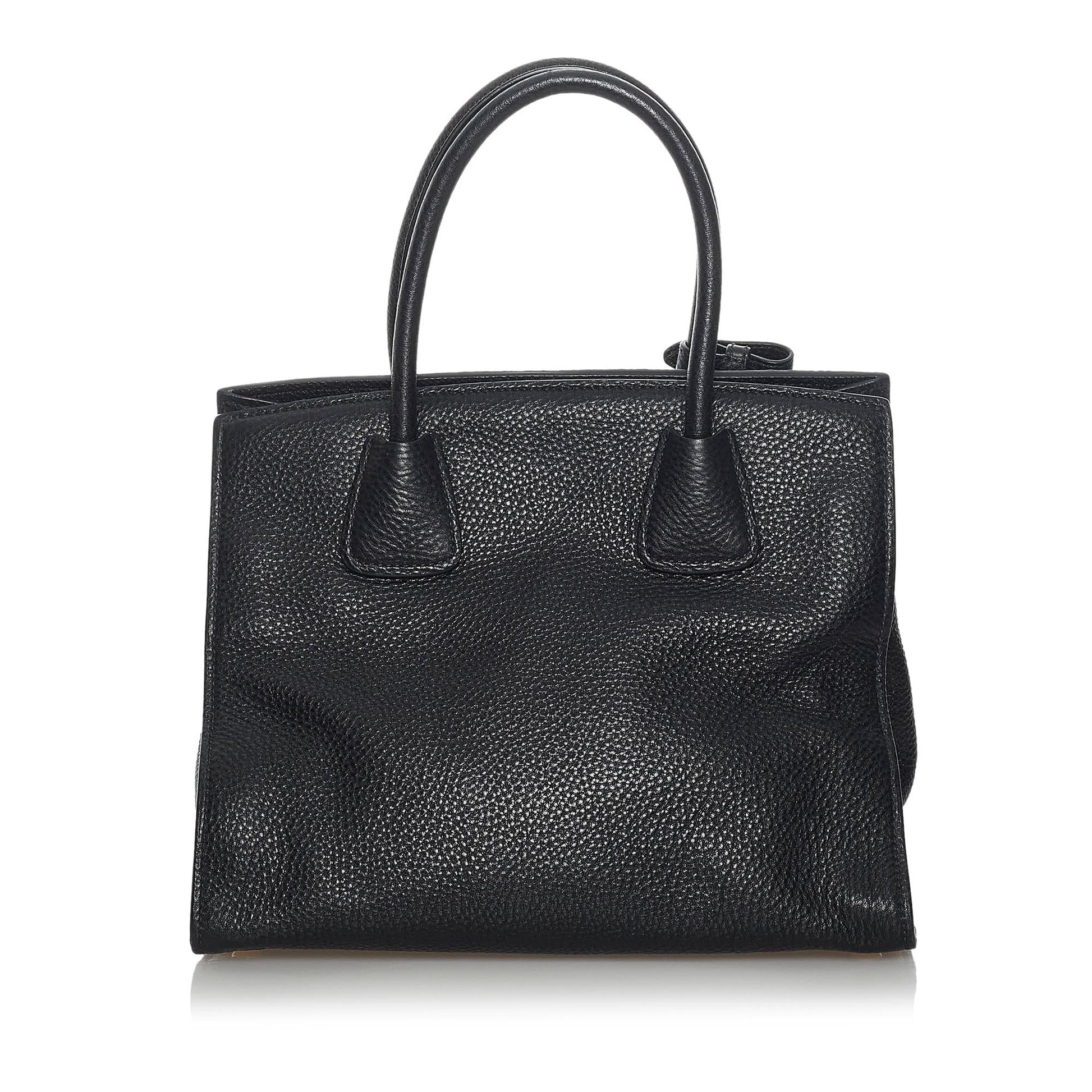 Prada Vitello Daino Leather Handbag (SHG-33906)
