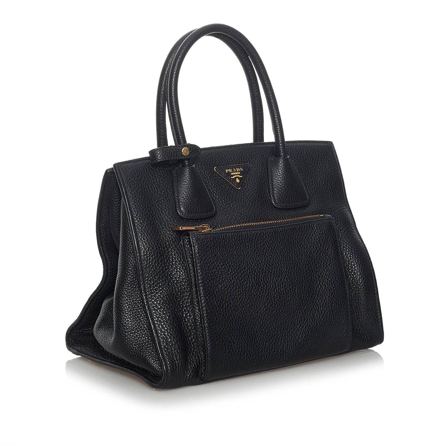 Prada Vitello Daino Leather Handbag (SHG-33906)