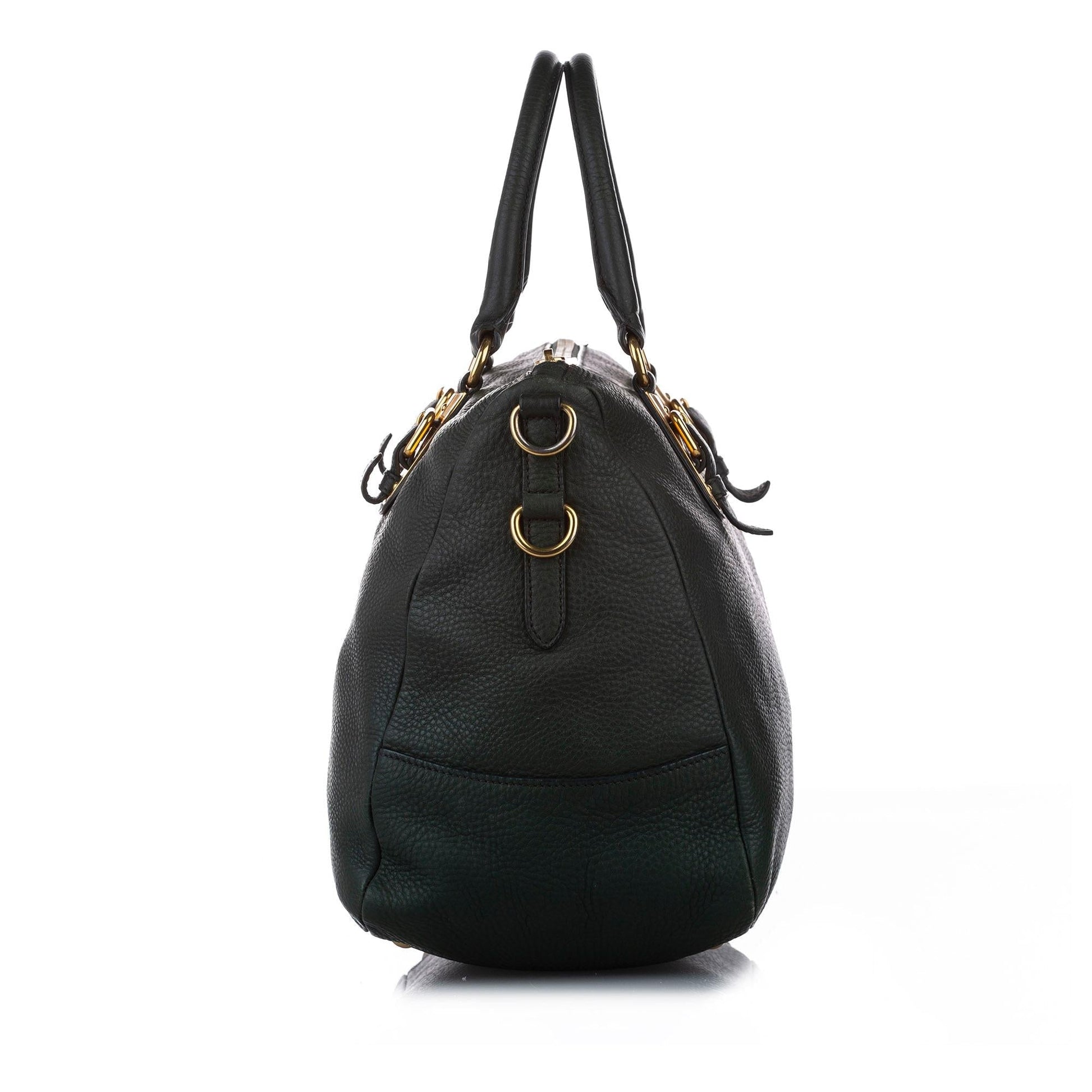 Prada Vitello Daino Leather Satchel (SHG-15446)