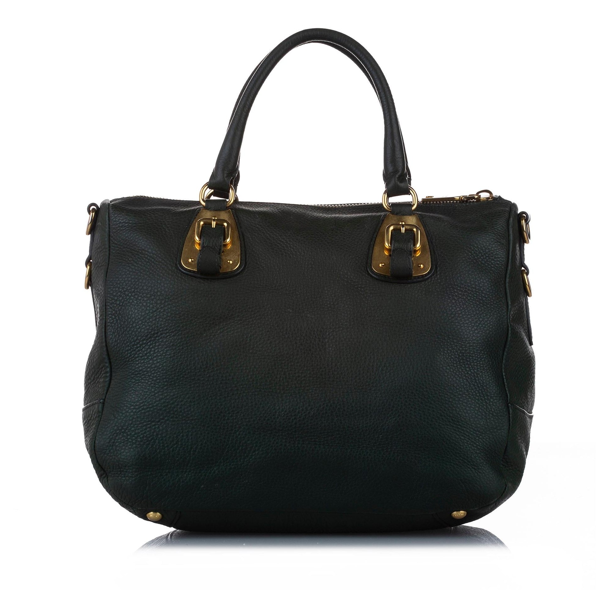 Prada Vitello Daino Leather Satchel (SHG-15446)