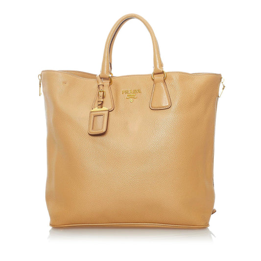 Prada Vitello Daino Leather Satchel (SHG-33096)