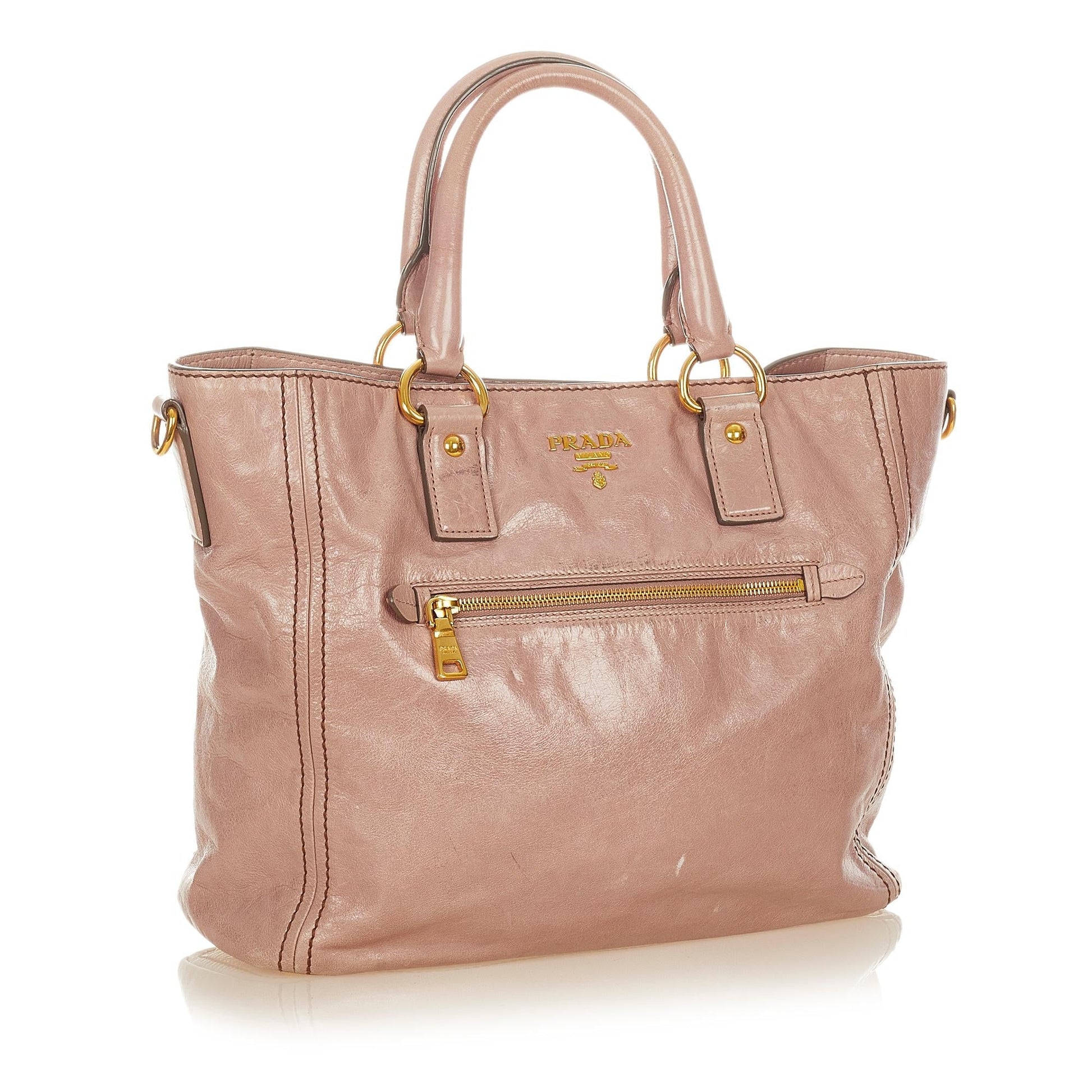 Prada Vitello Daino Leather Satchel (SHG-34051)