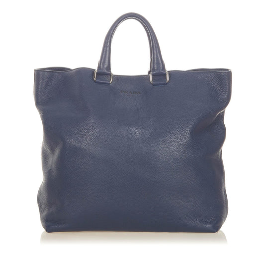 Prada Vitello Daino Leather Tote Bag  
