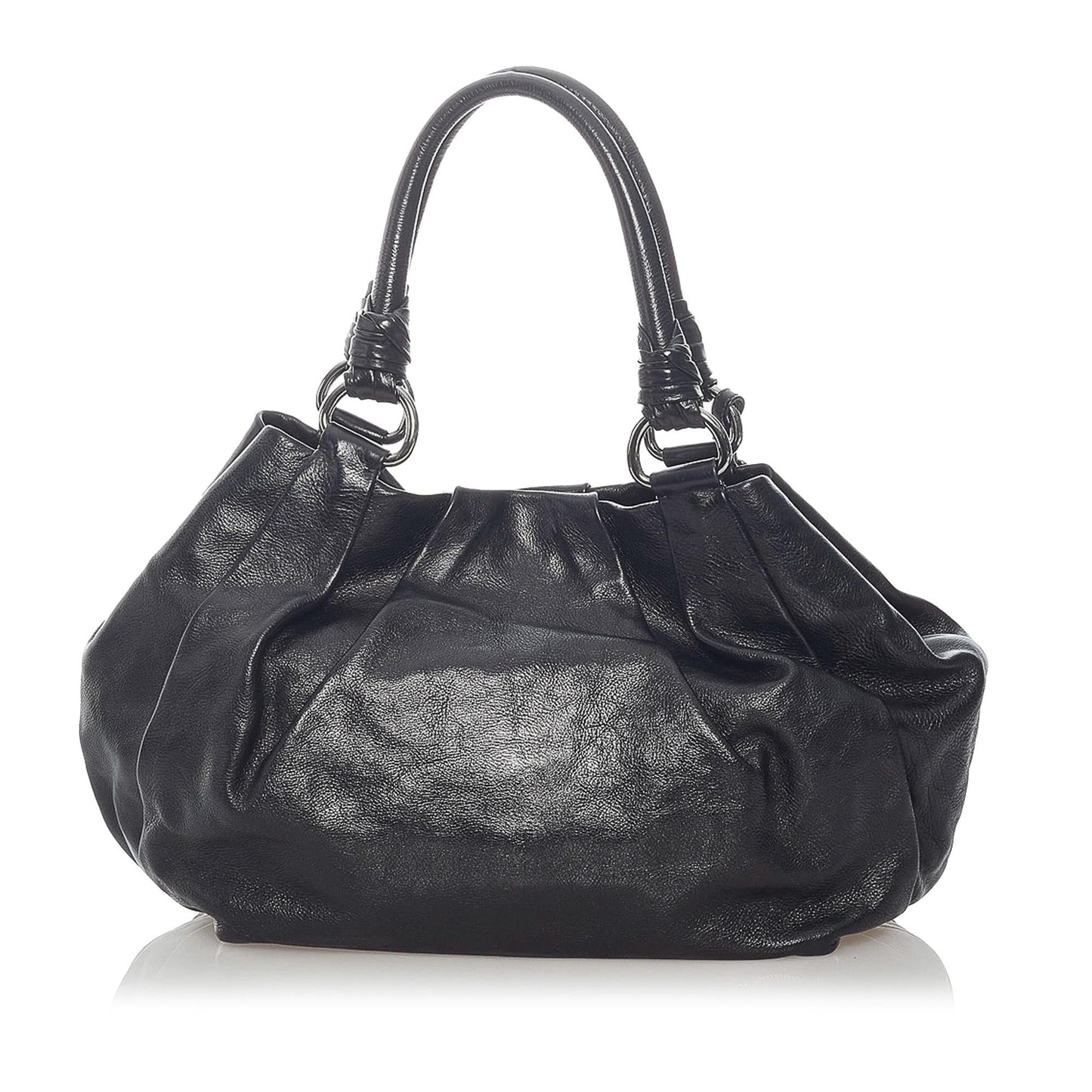 Prada Vitello Daino Leather Tote Bag (SHG-32029)