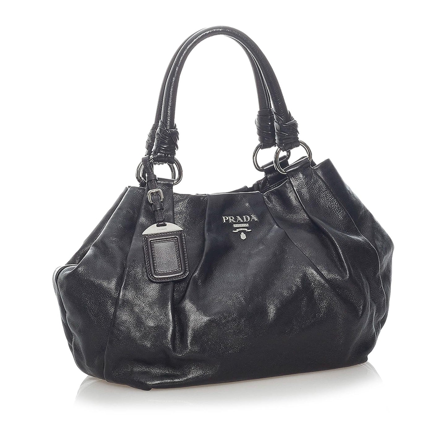 Prada Vitello Daino Leather Tote Bag (SHG-32029)