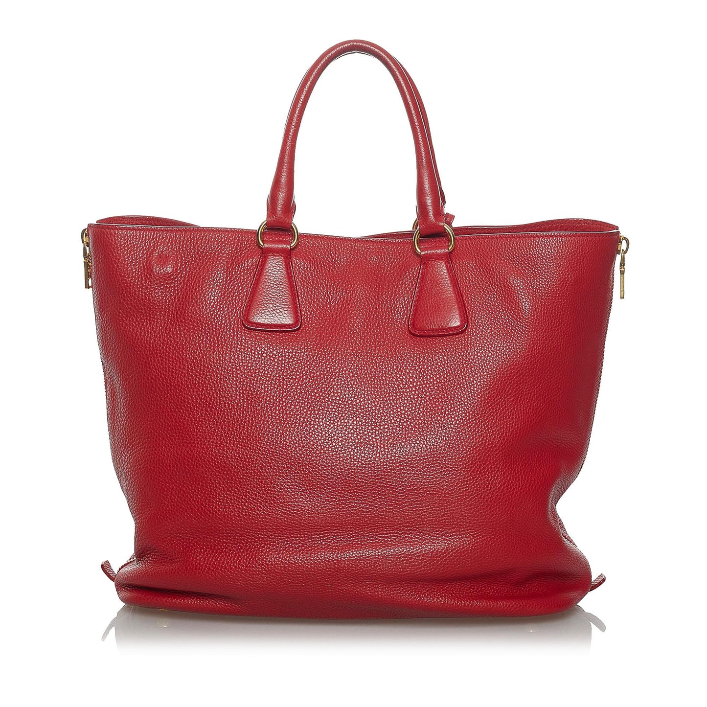 Prada Vitello Daino Leather Tote Bag (SHG-33945)