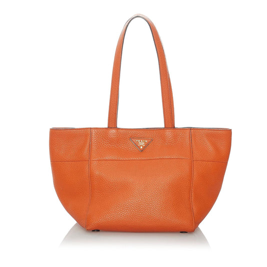 Prada Vitello Daino Leather Tote (SHG-30247)