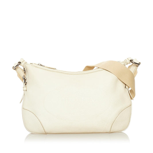Prada Vitello Daino Logo Crossbody Bag (SHG-35061)