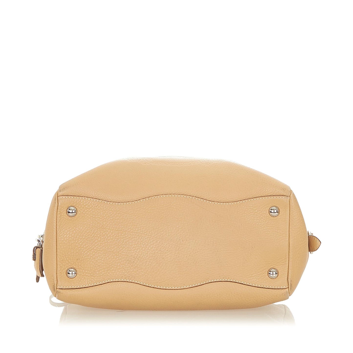 Prada Vitello Daino Logo Handbag (SHG-31669)