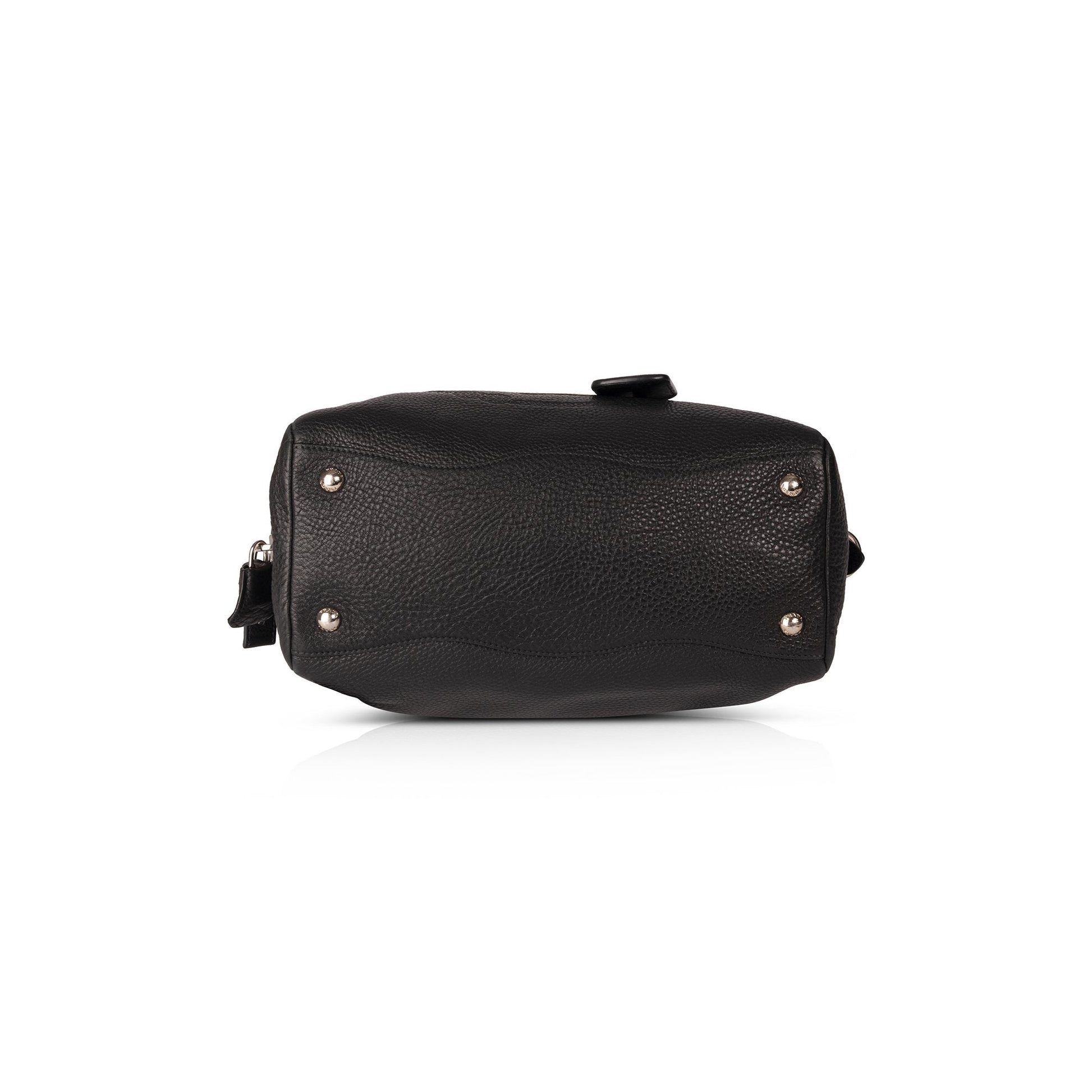 Prada Vitello Daino Medium Bauletto Logo Bag