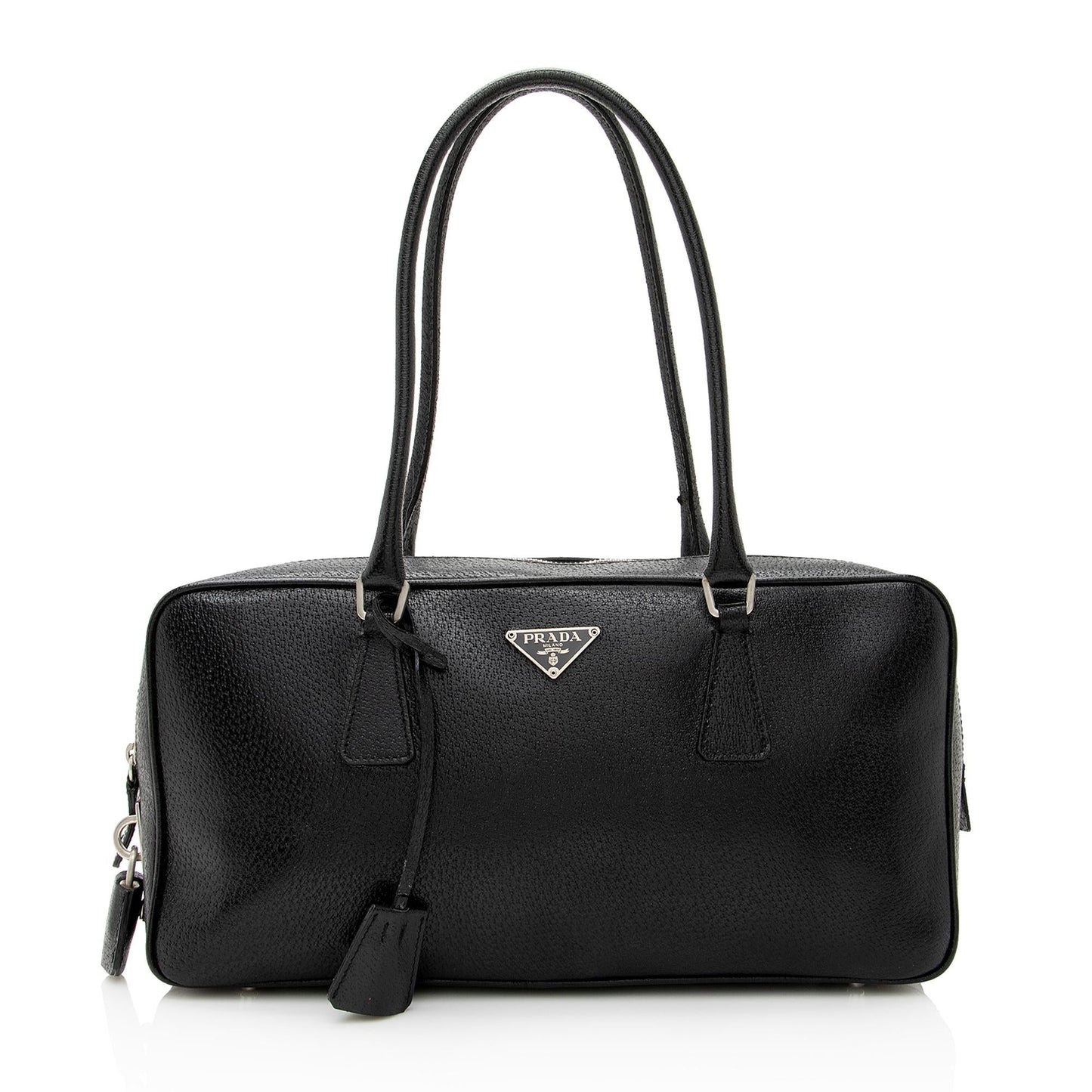 Prada Vitello Daino Medium Bauletto Satchel (SHF-22809)