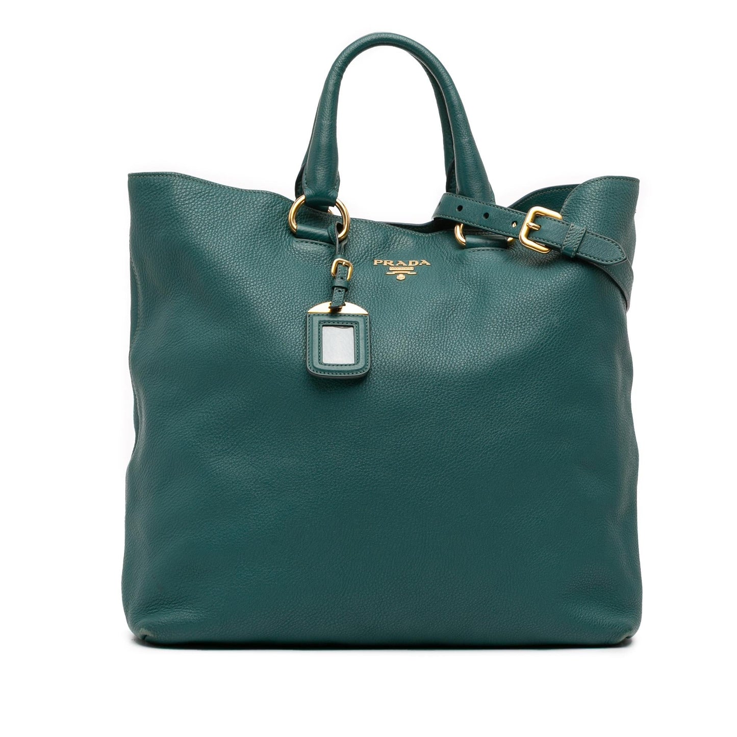 Prada Vitello Daino Open Convertible Tote