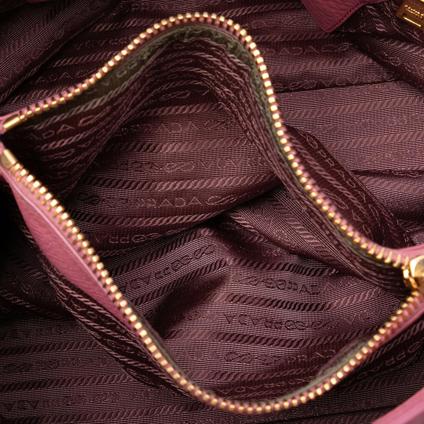 Prada Vitello Daino Open Convertible Tote