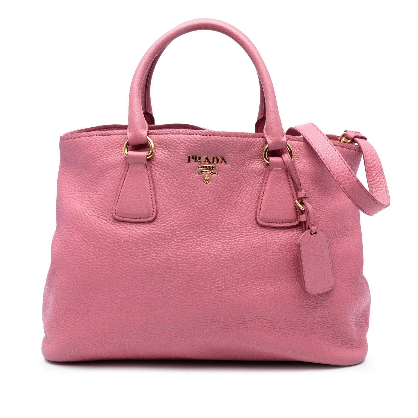 Prada Vitello Daino Open Convertible Tote