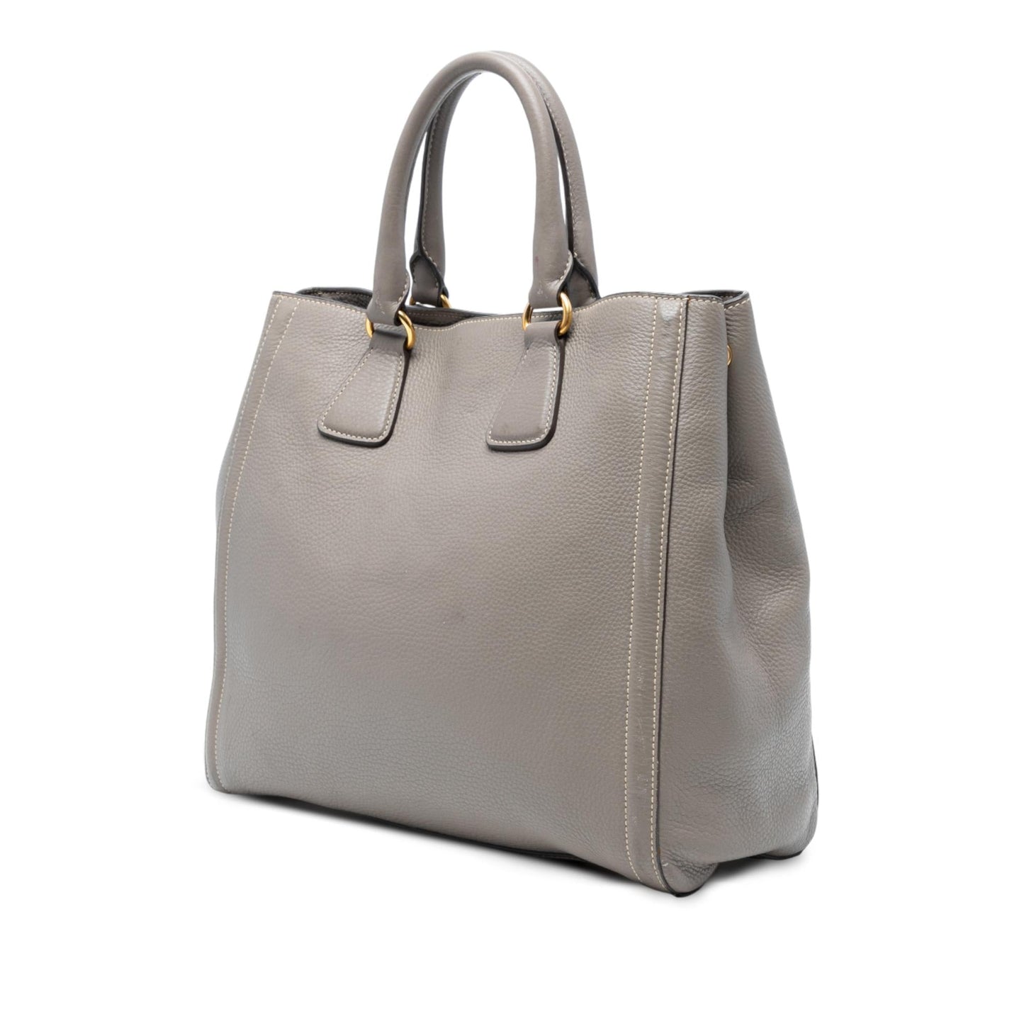 Prada Vitello Daino Open Convertible Tote