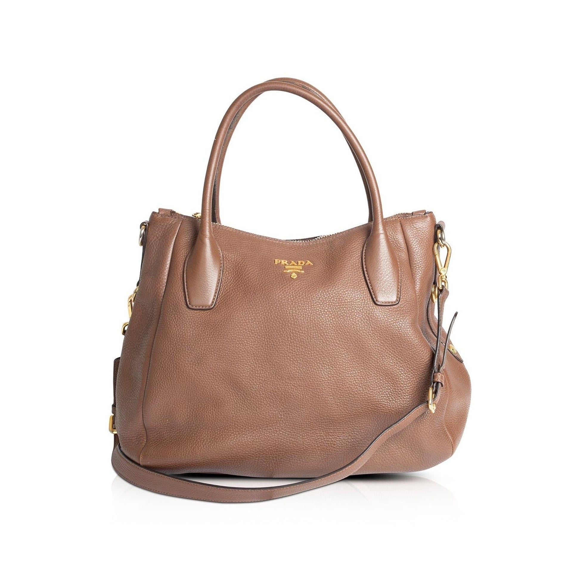 Prada Vitello Daino Sacca 2 Manici Convertible Tote