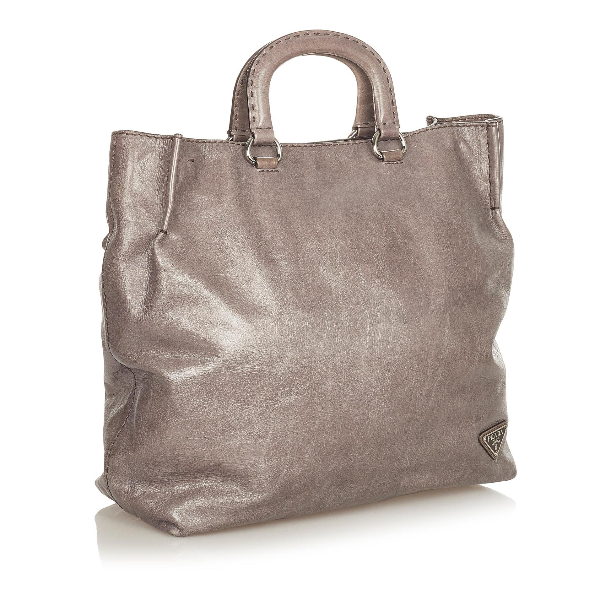Prada Vitello Daino Satchel (SHG-24825)