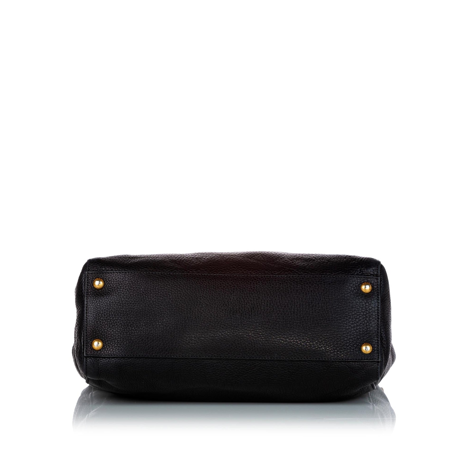 Prada Vitello Daino Satchel (SHG-26973)