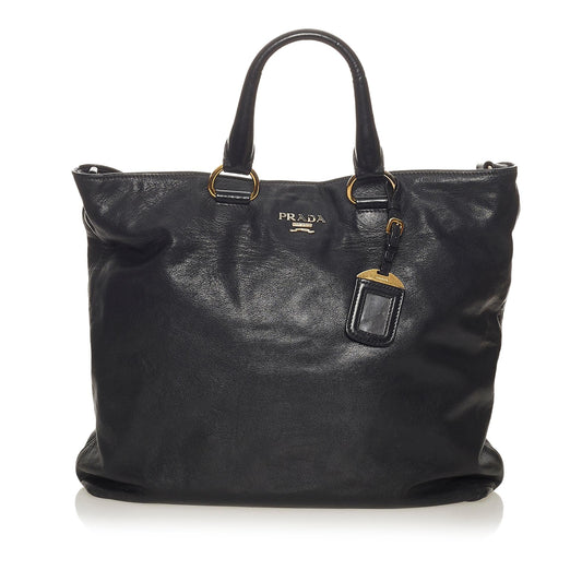 Prada Vitello Daino Satchel (SHG-27750)